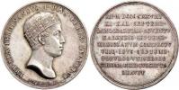 Broggi - AR medaile na korunovaci v Miláně 11.9.1838