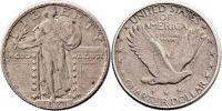 25 Cent 1924 D - stojící Liberty