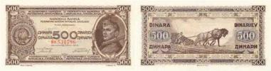 500 Dinár 1946