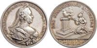 Widemann - AR medaile na uzdravení od neštovic 1767 -