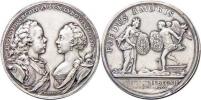 Wideman - AR svatební medaile 22.VII.1765 - poprsí