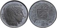 Kopáč - pamětní medaile z černého polyamidu 1957 -