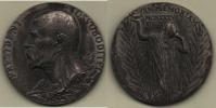 Španiel - úmrtní medaile 1937 (Ag matové 40 mm) -