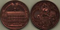 Lorenz - AE medaile na obnovu radnice 1842 / 1886 -