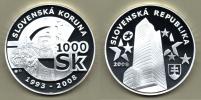 1000 Sk 2008 - 15 let slovenské koruny / zavedení