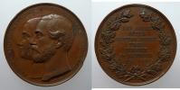 AE medaile na stříbrnou svatbu 15.X.1869 -