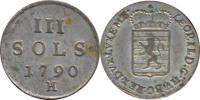 III Sols (12 Liards) 1790 H pro Lucembursko