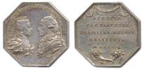 Nesign. - medaile na obnovení míru v Belgii v r.1790