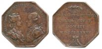 Nesign. - medaile na propůjčení místodržitelství v Brabantsku v r.1786