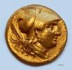 Alexandr III. Makedonský, zlatý statér, 4.-3. st.př.Kr.