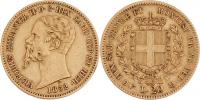 20 Lira 1852 B+orlí hlava