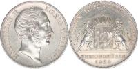 2 Tolar (3-1/2 Gulden) 1856 - dva gryfové nesoucí erb      KM 837