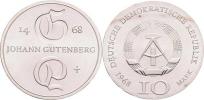 10 Marka 1968 - Johann Gutenberg