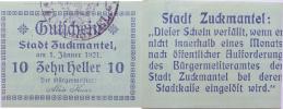 Zlaté Hory (Zuckmantel) - 10 Heller 1.1.1921