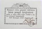 Rožňava (Rozsmyó) - 20 Krejcar 29.8.1849