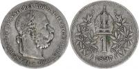 1 Koruna 1897 b.zn.