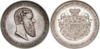 Jauner - AR úmrtní medaile 24.3.1889 - hlava zprava