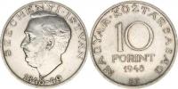 10 Forint 1948 - Széchenyi       Ag 500          KM 538