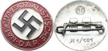Odznak "NSDAP - DAP" (Deutsche Arbeiterpartei) - členský odznak
