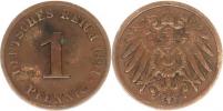 1 Pfennig 1891 J "R"