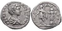 Řím - císařství, Geta jako césar 198 - 209, AR Denár