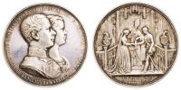 Svatební medaile 1854