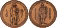 Napoleon I. - AE medaile na odhalení sochy 1833 -