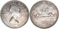 1 Dollar 1961 - kanoe        KM 54     Ag 800  23