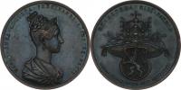 Boehm - AE medaile na korunovaci v Praze 1836 -