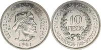 10 Pesos 1961 - El Gaucho           KM 43    Ag 900   12