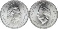 10 Gulden b.l. (1970) - 25. výročí osvobození      KM 195    Ag 7