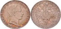 1/4 Zlatník 1858 A - 1.typ (menší označení nominálu)