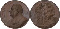 Dr.Karel Lind - AE portrétní medaile 1891 - poprsí
