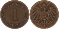 1 Pfennig 1892 J "R" KM 10