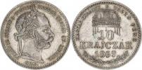 10 kr. 1869 GYF "R"