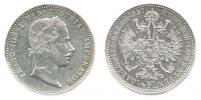 1/4 Zlatník 1857 A      "R"_tém.