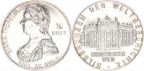 1/10 unce Ag 1993 - Marie Terezie / Burgtheater   22 mm  3