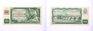 100 Kčs 1961-kolkovaná