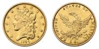 5 Dolar 1834 - hlava Liberty