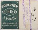 Dobříš - občanská spořitelna 50 h. b.l. (1914)