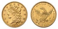 5 Dolar 1836 - hlava Liberty