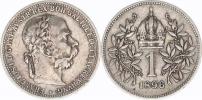 1 Koruna 1896 b.zn.       "R"
