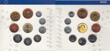 Sada oběhových mincí v původní etui - ročník 2000