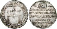 1/2 tolarová medaile ke korunovaci na českého krále 25.11.1627 v Praze. Koruna
