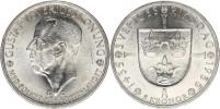 5 Kronor 1935 G - 500. výr. parlamentu           KM 806  Ag 900