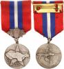 Medaile "Za zásluhy o lidové milice" II. třída  bronz