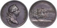 Krafft - medaile na návštěvu krále Friedricha II. v Uničově 1770