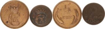 5 Ore 1902 VBP; +Christian X. - 2 Ore 1920 HCN GJ       2 ks