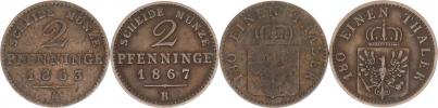 3 Pfennig 1863 A