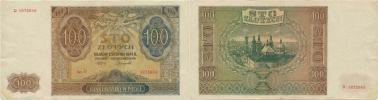 100 Zlotych 1.8. 1941 sér. D         Pick 103; Miłczak 103b